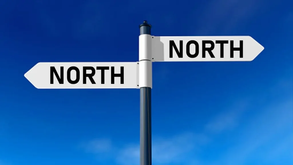 For the True North Good Soil Blog our image shows a pole with two signs that both say "north." It symbolizes how we can think we are going in the right direction, but go the complete opposite way.